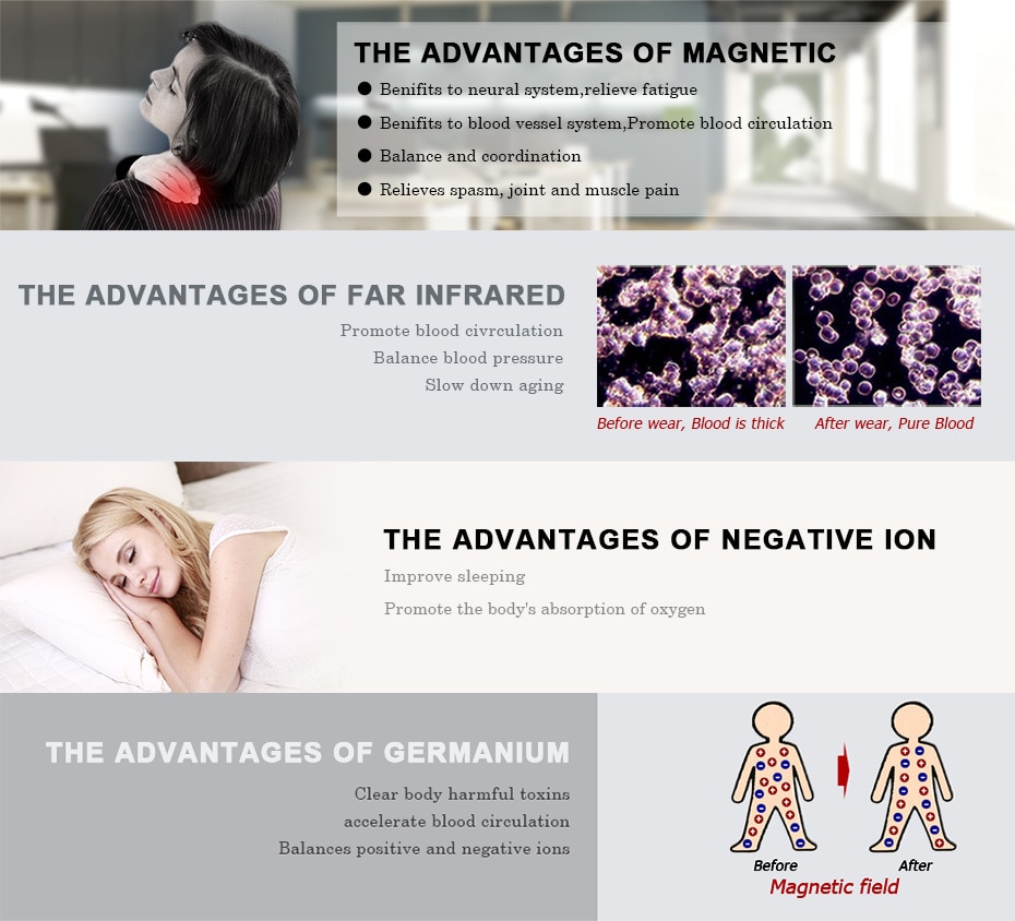 Women's Blue Flower Magnetic Bracelet