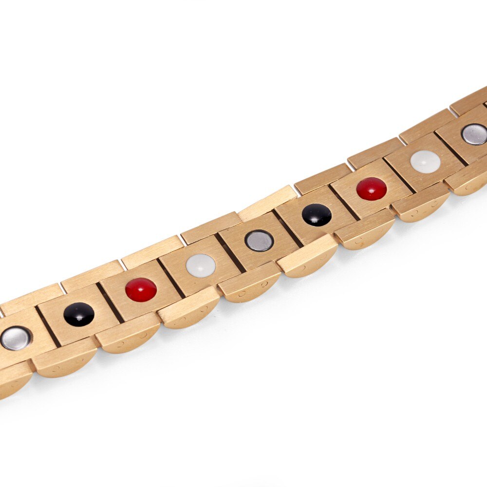 Women's Blue Flower Magnetic Bracelet