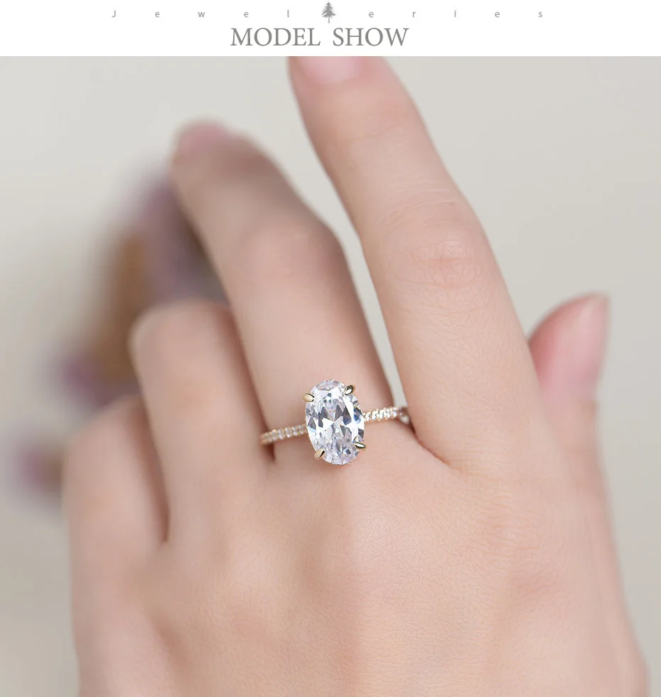 Kuololit Oval Shaped Ring for Women Kuololit Oval Shaped Ring for Women