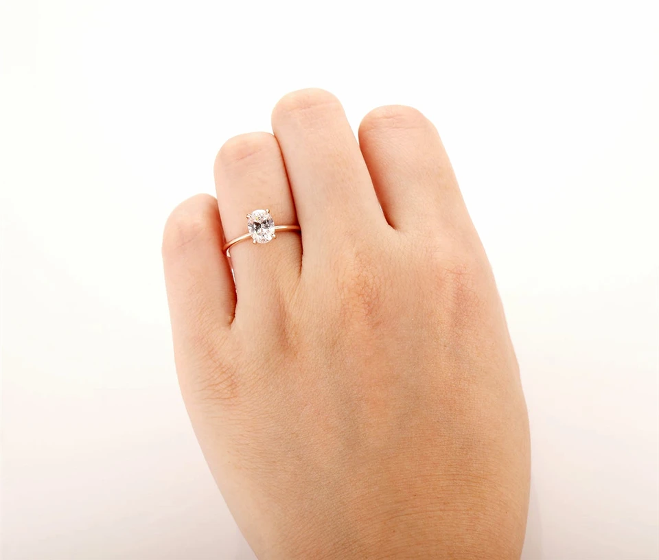 Women's 1.5ct Pure Moissanite 14K Gold Ring Women's 1.5ct Pure Moissanite 14K Gold Ring