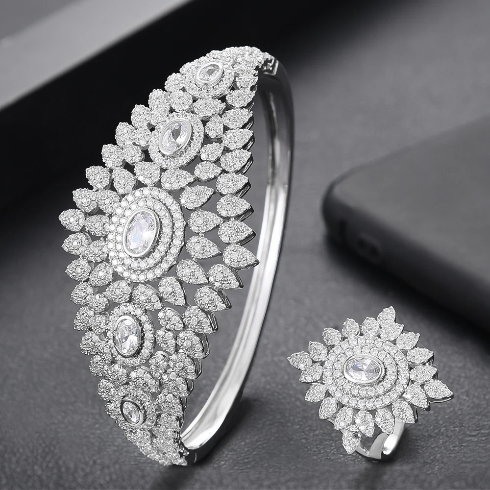 Women's Diva Necklace, Earrings, Bracelet and Ring Set