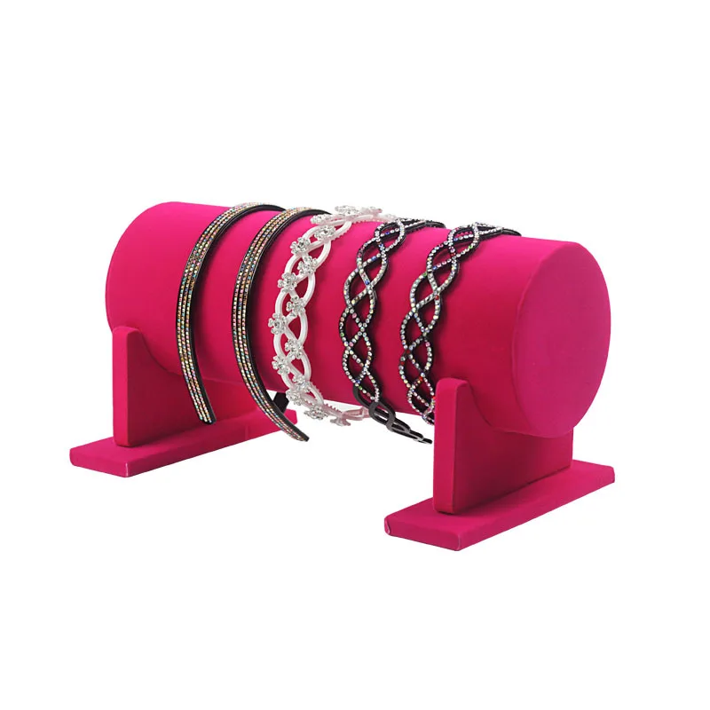 Round Velvet Headband Organizer Stand Round Velvet Headband Organizer Stand